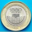 Монета Колумбия 1000 песо 2015 год. Черепаха.