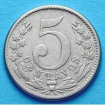 Колумбия 5 сентаво 1886 год. КМ 183.2