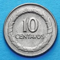 Колумбия 10 сентаво 1967-1969 год.