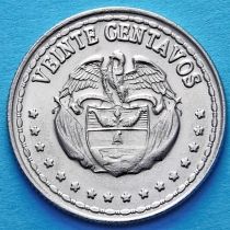 Колумбия 20 сентаво 1956 - 1966 год.