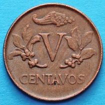 Колумбия 5 сентаво 1962-1978 год.