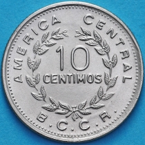 Коста Рика 10 сентимо 1972 год. UNC