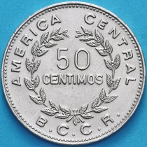 Коста Рика 50 сентимо 1975 год.