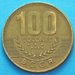 Монета Коста Рики 100 колонов 2000 год.