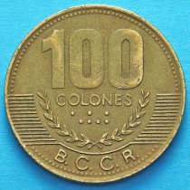 Коста Рика 100 колонов 2000 год.
