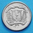 Монета Доминиканской Республики 10 сентаво 1980 год.