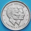 Монета Доминиканская Республика 5 сентаво 1987 год. 
