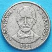 Монета Доминиканская Республика 5 сентаво 1981 год.