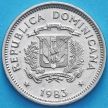Монета Доминиканской Республики 5 сентаво 1983 год.