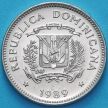 Монета Доминиканская Республика 5 сентаво 1989 год.