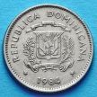Монета Доминиканской Республики 10 сентаво 1984 год. Монетный двор Мехико.