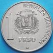 Монета Доминиканской Республики 1 песо 1988 год. Открытие Америки.