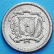 Монета Доминиканской Республики 25 сентаво 1981 год.