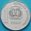Монета Доминиканская Республика 1 песо 1992 год. Открытие Америки. Колумб.