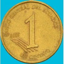 Эквадор 1 сентаво 2000 год. VF
