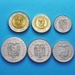 Эквадор набор 6 монет 1988-1997 год.