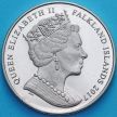 Монета Фолклендские острова 1 крона 2017 год. 100 лет Виндзорам, Георг VI.