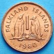 Монеты Фолклендские острова 1 пенни 1980 год.