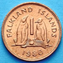 Фолклендские острова 1 пенни 1980 год.