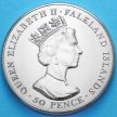 Монета Фолклендские острова 50 пенсов 2001 год. 75 лет Елизавете II