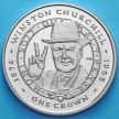 Монета Фолклендских островов 1 крона 2007 год. Уинстон Черчилль.
