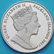 Монета Фолклендские острова 1 крона 2017 год. Патагонский клыкач