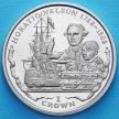 Монета Фолклендских островов 1 крона 2005 год. Горацио Нельсон.