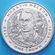 Монета Фолклендских островов 1 крона 2006 год. Нельсон