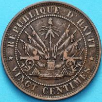 Гаити 20 сантим 1863 год