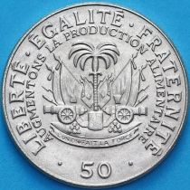 Гаити 50 сантим 1975 год. ФАО