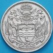 Монета Гайана 25 центов 1972 год.