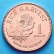 Монета Гайана 1 доллар 2012 год.