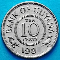 Гайана 10 центов 1992 год.