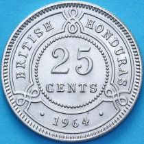 Гондурас Британский 25 центов 1964 год. №2