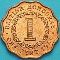 Гондурас Британский 1 цент 1965 год.
