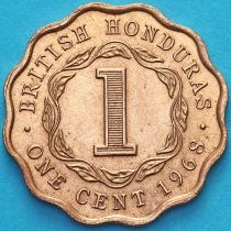 Гондурас Британский 1 цент 1968 год.