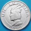 Монета Гондурас 1 лемпира 1937 год. Серебро