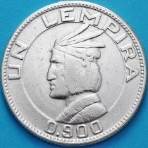 Гондурас 1 лемпира 1937 год. Серебро