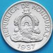 Монета Гондурас 1 лемпира 1937 год. Серебро