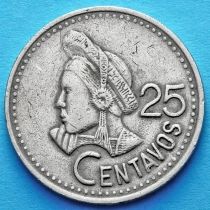 Гватемала 25 сентаво 1984-2000 год. Индианка.