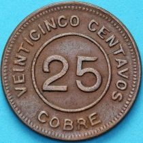 Гватемала 25 сентаво 1915 год.