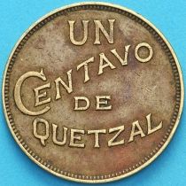Гватемала 1 сентаво 1934 год.