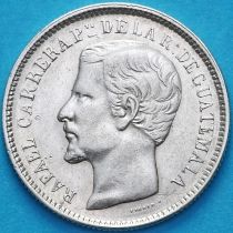 Гватемала 1 реал 1861 год.. Серебро.