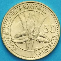 Гватемала 50 сентаво 2007 год. Орхидея