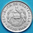 Монета Гватемала 5 сентаво 1964 год. Серебро.