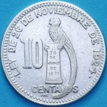 Гватемала 10 сентаво 1925 год.