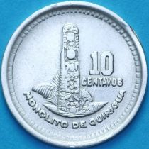 Гватемала 10 сентаво 1958 год.