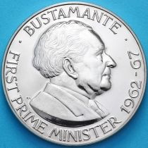Ямайка 1 доллар 1976 год. Александр Бустаманте. BU