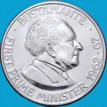Ямайка 1 доллар 1980 год. Александр Бустаманте. BU