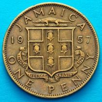 Ямайка 1 пенни 1957 год.